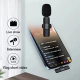 Buttonhole Lavalier Wireless Lapel Microphone Bluetooth Mini Mic For Phone PC Cell Mobile Small Micro Tiny Tie Mike Mikrofon USB - V.I.P Digital Presence