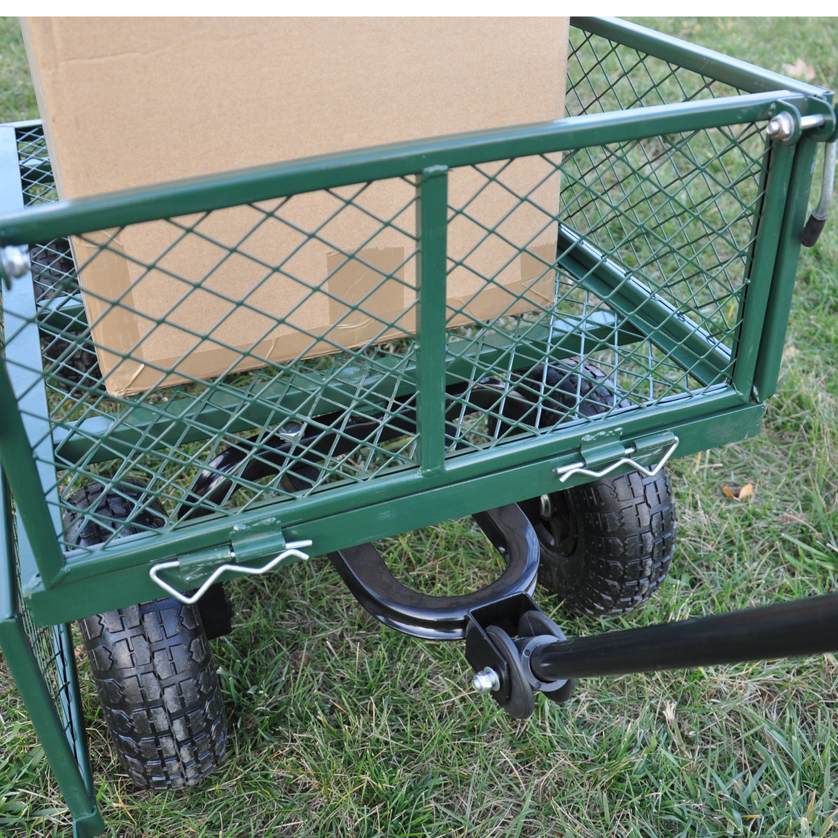 Wagon Cart Garden cart trucks make it easier to transport firewood (green) - V.I.P Digital Presence