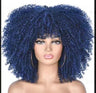 Female Hair African Small Curly Hair Explosion Head Black Chemical Fiber Wig Full Head Set - V.I.P Digital Presence