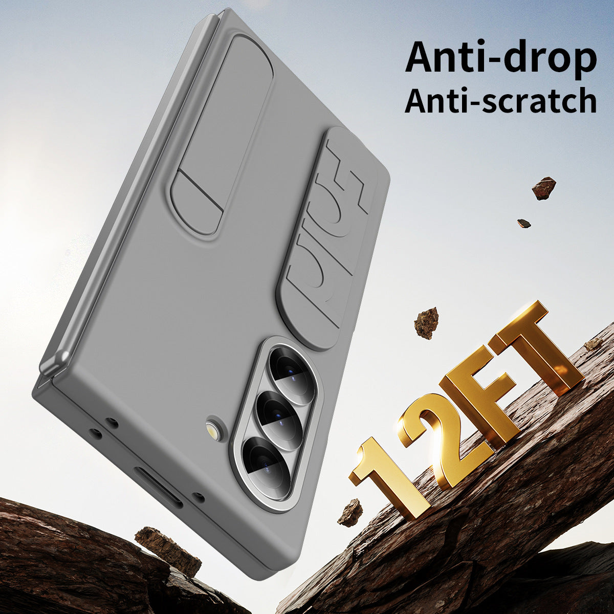 Suitable for Samsung zfold 6 phone case FOLD5 folding official vertical wristband case film integrated anti fall protective case - V.I.P Digital Presence