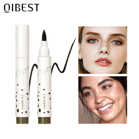 QIBEST Freckle Pen Natural Simulation Freckle Pen Color Development Waterproof Easy To Color Do Not Take Off Makeup Spot Pen Eyeliner - V.I.P Digital Presence