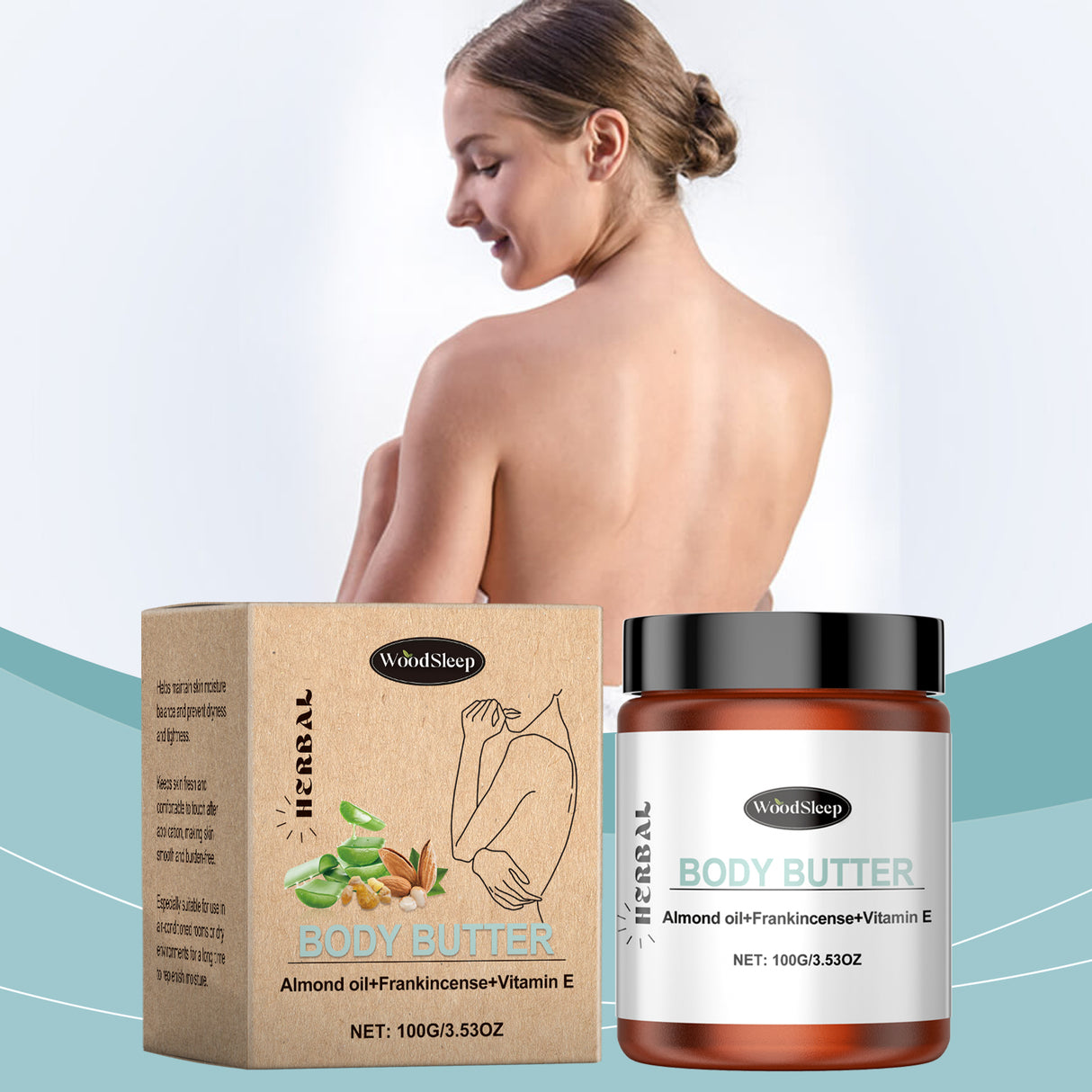 Woodsleep Body Moisturizer, A Moisturizing And Non-Greasy Body Moisturizer For Autumn And Winter Skin Care
