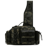 Men's Fishing Backpack: Equipped with bait box, equipment storage bag, pole holder, sling & shoulder bag design. - V.I.P Digital Presence