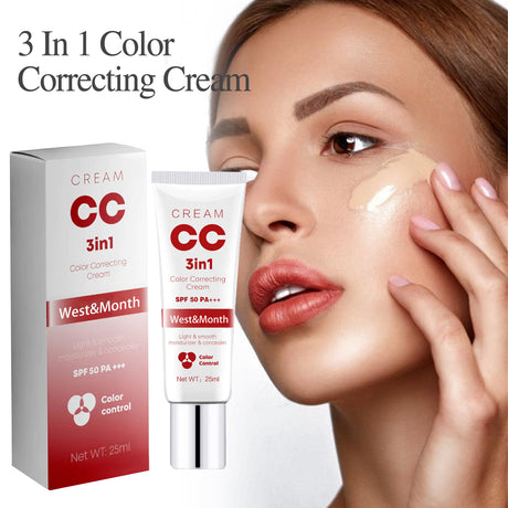 3 In 1 Color Correcting Cream, Cover Dark Spots, Moisturize Skin Care And Isolate Foundation - V.I.P Digital Presence