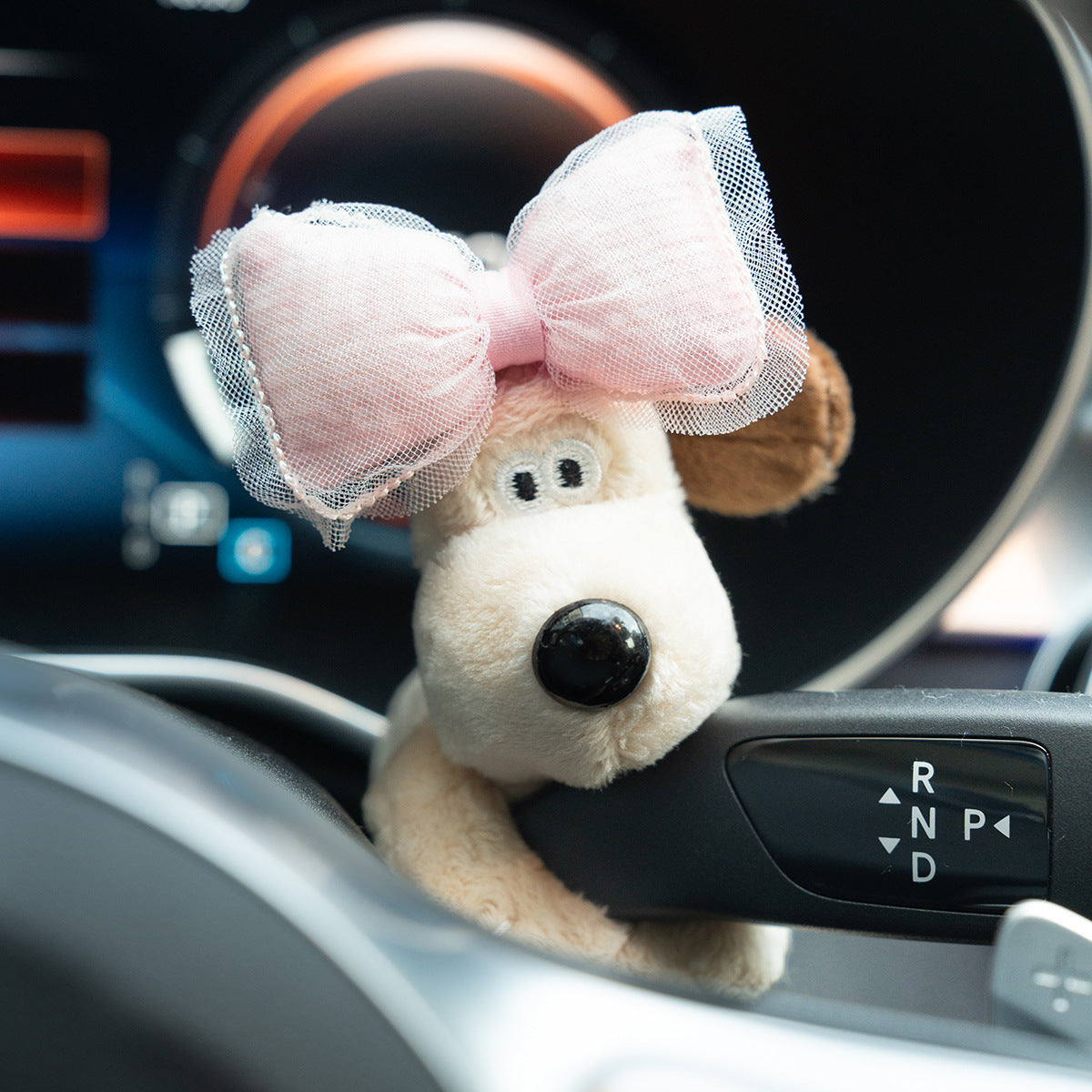 Car small ornaments cute head dog plush doll sentimental car interior decoration supplies - V.I.P Digital Presence
