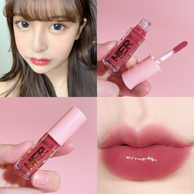 Glazed Mirror Water Lip Glaze Lipstick Female Student Lip Gloss Moisturizing Moisturizing Lip Glaze Toot Jelly Glass Lip Gloss - V.I.P Digital Presence