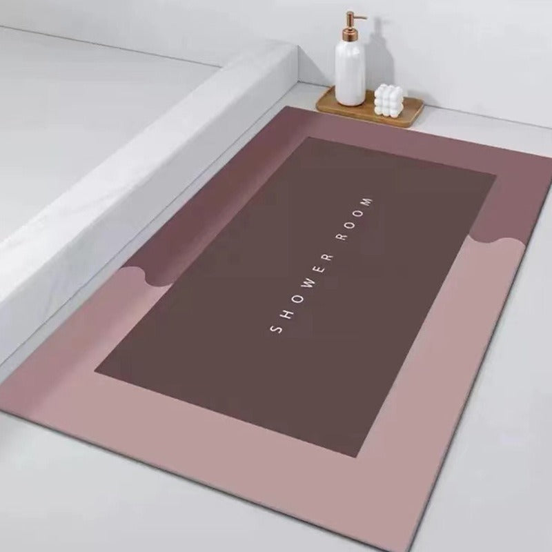 Soft cushion floor mat absorbent foot mat bathroom non-slip quick-drying toilet door carpet bathroom door mat - V.I.P Digital Presence