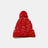 Contrast Cable-Knit Hat with Pompom - V.I.P Digital Presence