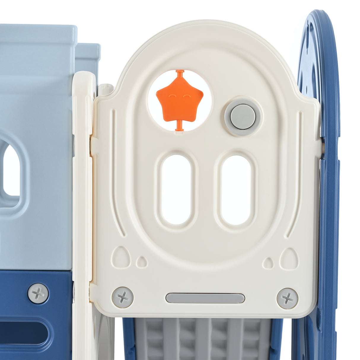 9-1 Toddler Slide Set,Kids Slide for Toddlers Ages 1+, Basketball Hoop, Tunnel and Storage Space, Pirate Ship Themed Slide - V.I.P Digital Presence