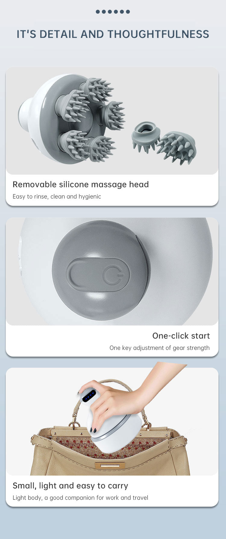 Head Massage Health Care Antistress Relax Body Massagem Deep Tissue Electric Vibrating Head Massager Hair Scalp Massager - V.I.P Digital Presence