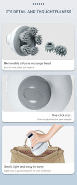 Head Massage Health Care Antistress Relax Body Massagem Deep Tissue Electric Vibrating Head Massager Hair Scalp Massager - V.I.P Digital Presence