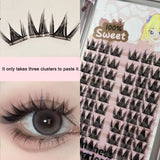 Sunflower Comics Pure Desire Eyelash Simulation Natural Thickening Large Segmented Trilogy False Eyelash Laziness - V.I.P Digital Presence