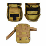 Black Hawk Commandos Compact MOLLE Medical Utility bag EMT Pouch MOLLE Ifak First Aid Utility Pouch camouflage pack - V.I.P Digital Presence
