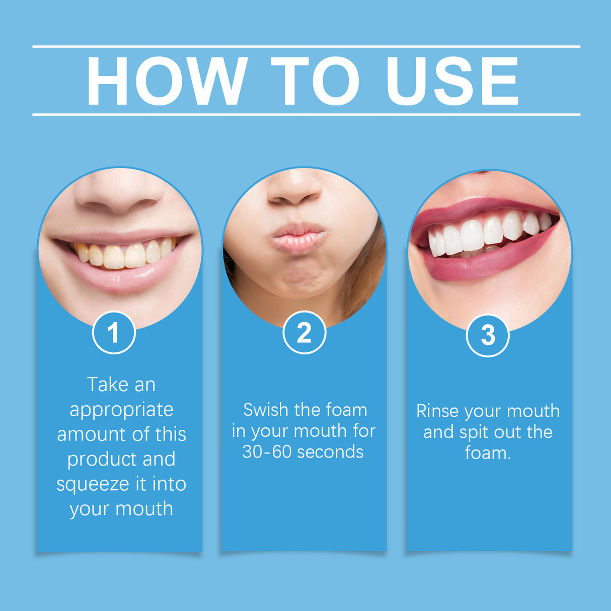 Foaming Mouthwash, Gentle Ingredients Clean Teeth Stains Remove Odors Fresh Mouthwash - V.I.P Digital Presence