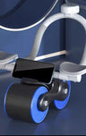 New Design Indoor Home Exercise Flat Elbow Supporter 2 Wheel Ab Trainer Automatic Rebound Abdominal Wheel Roller - V.I.P Digital Presence