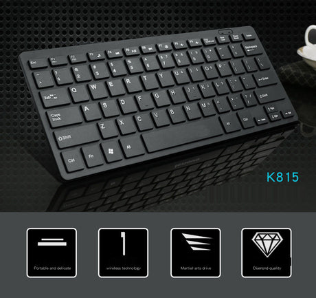 USB desktop laptop keyboard wired chocolate mini silent small keyboard - V.I.P Digital Presence