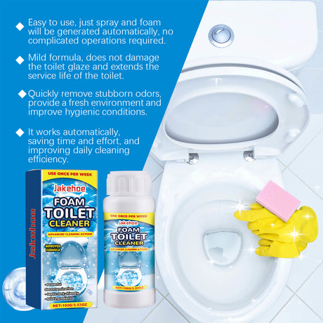 Foam Toilet Cleaner Toilet Cleaner Stains Urine Stains Descaling Odor Cleaning Toilet Cleaner - V.I.P Digital Presence