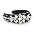 Baroque wide brimmed full diamond headband - V.I.P Digital Presence