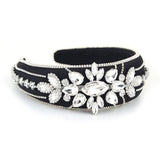 Baroque wide brimmed full diamond headband - V.I.P Digital Presence
