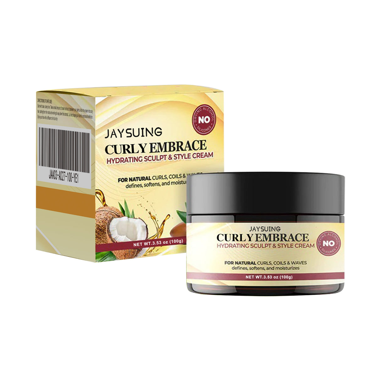 Moisturizing Styling Cream, Fluffy Curly Hair Styling, Hydrating And Glossy Frizzy Hair Repair Cream - V.I.P Digital Presence