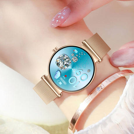 Y16 ultra-thin smartwatch with female AMOLED screen always on 466 * 466 high-definition pixel watch - V.I.P Digital Presence