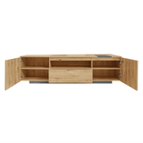 70 inch modern TV stand with 3 cabinets and drawers, entertainment center can accommodate TVs under 80 inches - V.I.P Digital Presence
