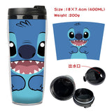 Stitch Stitch animation peripheral double-layer insulated plastic cup two-dimensional cartoon tea cup cold water kettle water cup - V.I.P Digital Presence