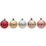 Christmas 6cm Decorative Ball with Starry Sky Relief, Christmas Electroplating Ball Pendant, Venue Decoration Ball - V.I.P Digital Presence