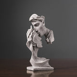 Abstract art couple decoration living room wine cabinet study decoration figure sculpture handicrafts - V.I.P Digital Presence