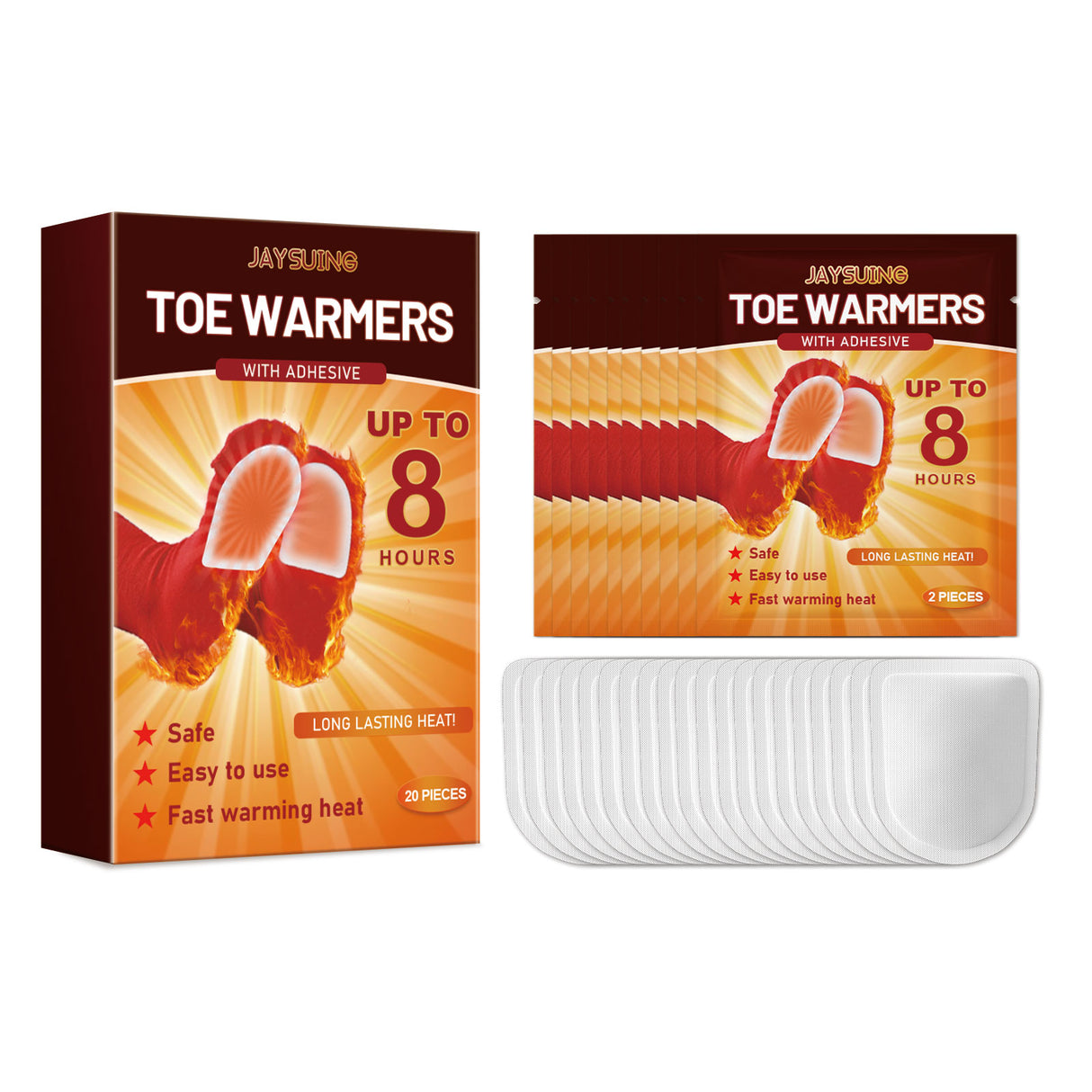 Foot Warmer, Self-Heating Compact Portable Foot Warm Pad For Quick Heating And Heating Feet