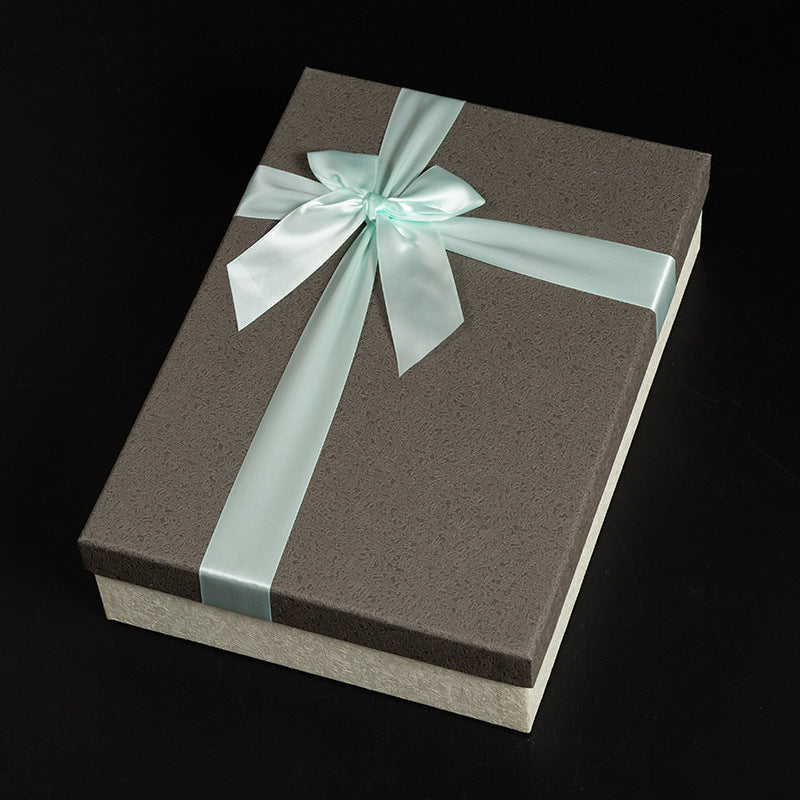 Bow gift box high-end world cover gift box for boys birthday shirt packaging box - V.I.P Digital Presence