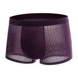Mesh ice silk mesh underwear for men's square angle underwear - V.I.P Digital Presence