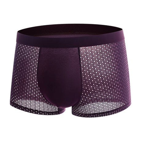 Mesh ice silk mesh underwear for men's square angle underwear - V.I.P Digital Presence
