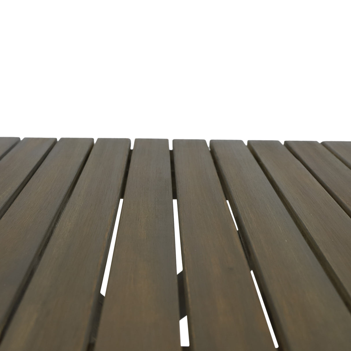 Outdoor Folding Wooden Side Table, Gray, 15"D x 22.75"W x 18.25"H - V.I.P Digital Presence