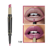 Matte Lipstick Wateproof Double Ended Long Lasting Lipsticks Brand Lip Makeup Cosmetics Nude Dark Red Lips Liner Pencil - V.I.P Digital Presence