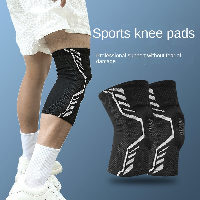 Outdoor sports basketball knee pads sports support spring compression cycling running summer thin breathable knitted sports protective equipment - V.I.P Digital Presence