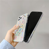 Creative Bracelet Transparent Smiley Face Suitable For iPhone 12promax Apple 11 Mobile Phone Case  X/13