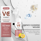 Vitamin C Foam Cleanser Gentle Moisturizing Hydrating Lotion Cleanser For Facial Skin