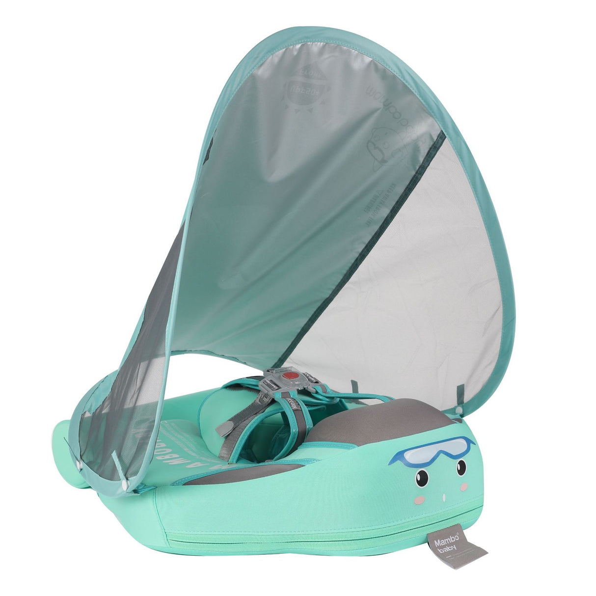 Bebés y niños pequeños con anillos de asiento inflables y sombrillas Círculo de natación para principiantes Piscina casera
