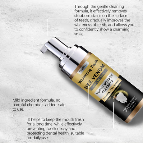 Teeth Cleaning Mousse Gently Cleans Teeth To Remove Odors, Stains And Grime Daily Beauty Mousse - V.I.P Digital Presence