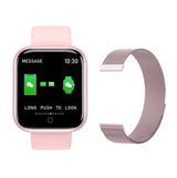 T80S Smart Bracelet Heart Rate Blood Pressure Sleep Monitoring Message Notification Chip Temperature Measurement Bracelet - V.I.P Digital Presence