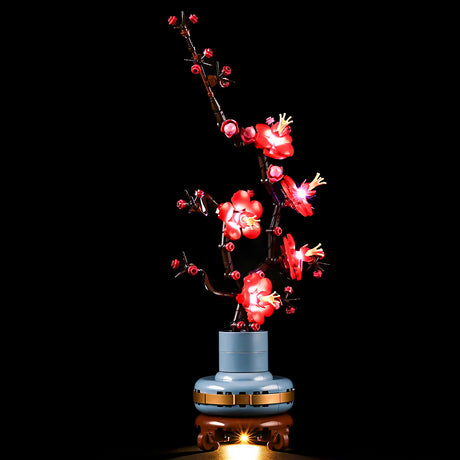Compatible with LEGO 10369 Plum Blossom LED Lighting Building Blocks Toys Decorative Lights Potted Plants Series - V.I.P Digital Presence