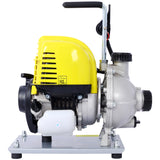38CC four stroke gasoline water pump 1.5 "portable gas power delivery pump 8500r/min 10FT x 1" suction 1.5 "flat hose - V.I.P Digital Presence