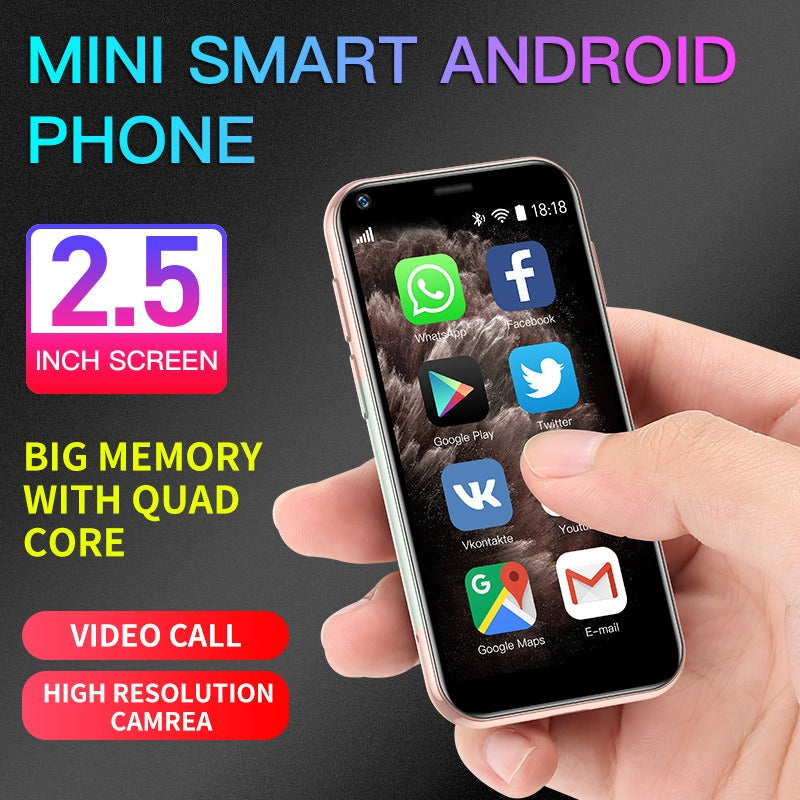 Smartphone de bolsillo 3G Mini XS11 Sono con sistema Android 8.1 y GPS, cámara dual y WIFI