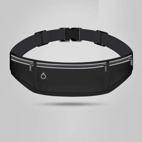 Running waist bag, sports bag, mobile phone storage, three pockets, lightweight, close fitting, non shaking, outdoor fitness, me - V.I.P Digital Presence