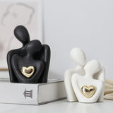 Creative couple figure decoration Newlywed home decoration Lover sculpture decoration figure desktop living room bookshelf decor - V.I.P Digital Presence