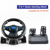 Suitable for Switch/Xbox One/360/PS4/PS2/PS3/PC racing games 7-in-1 steering wheel - V.I.P Digital Presence