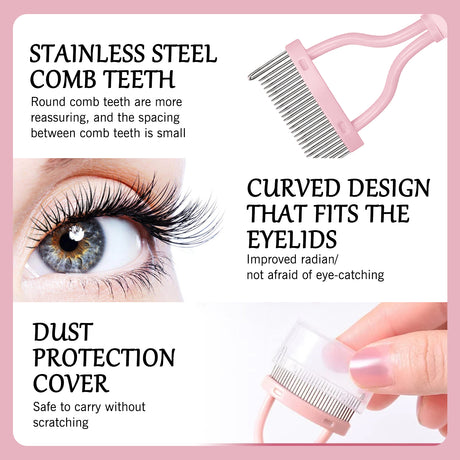 Eyelash Filter Separator Comb Eyelash Multi-Function Brush To Remove Eyelash Clumps Sticky Curl - V.I.P Digital Presence