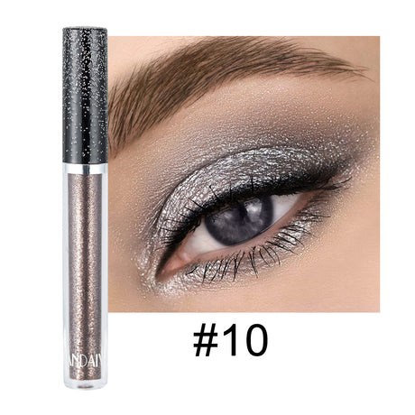 HANDAIYAN 12 Color Single Diamond Liquid Eye Shadow Psychedelic Pearly Shiny Eye Shadow Lying Silkworm Tear Makeup Eye Shadow Liquid - V.I.P Digital Presence