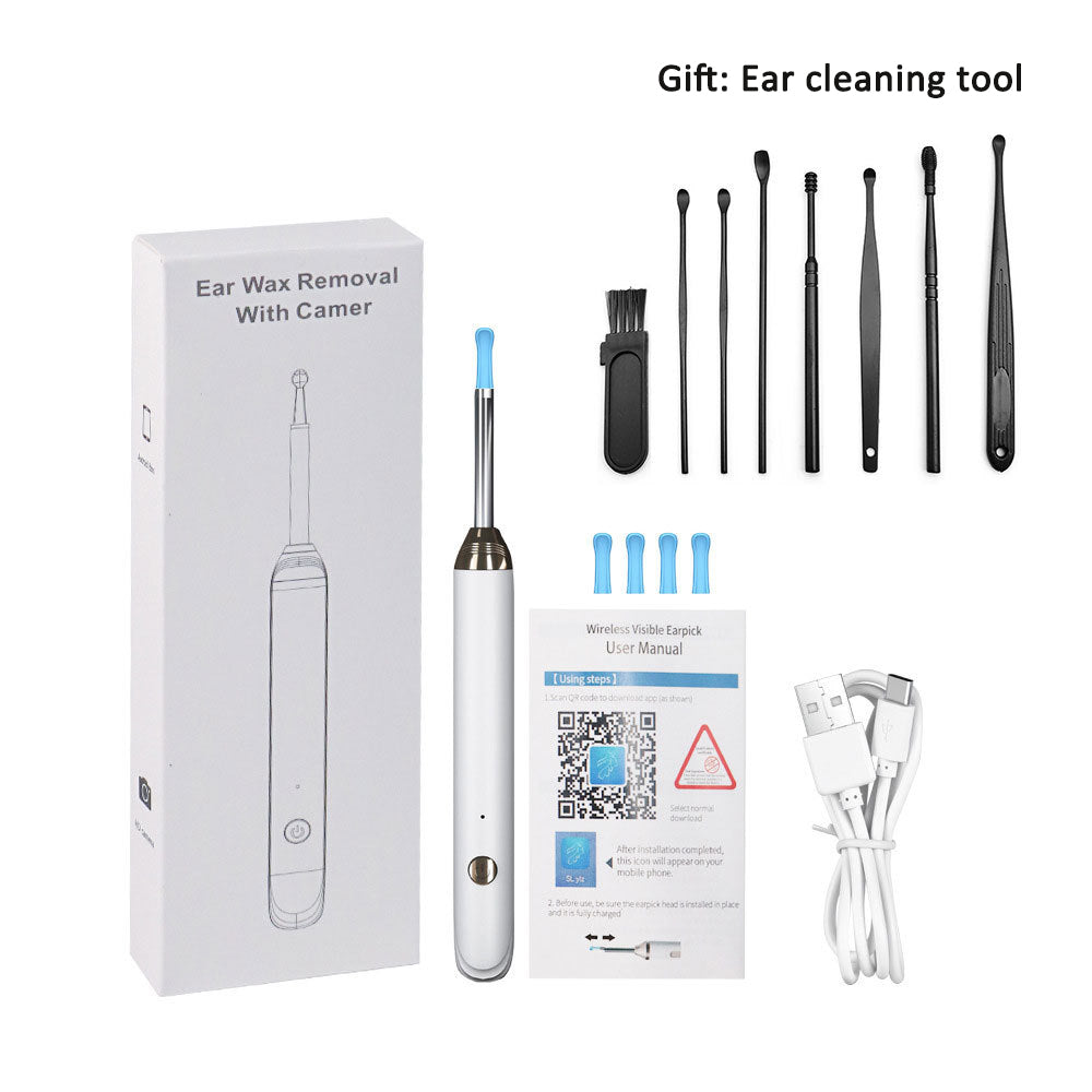 Visual Ear Spoon Cross border HD Visual Ear Picking Device Wireless WIFI Visual Ear Picking Spoon Visual Ear Picking Spoon - V.I.P Digital Presence